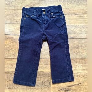 Janie & Jack Navy Corduroy Pants